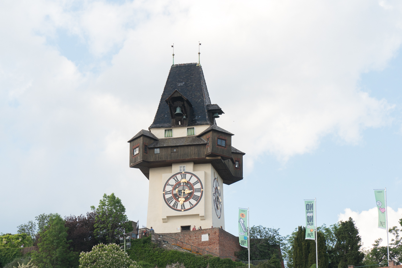 tour de l'horloge/Uhrturm au Schlossberg de Graz