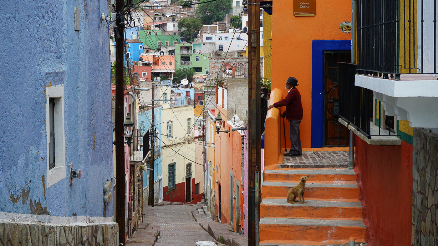 Rues colorées de Guanajuato au Mexique