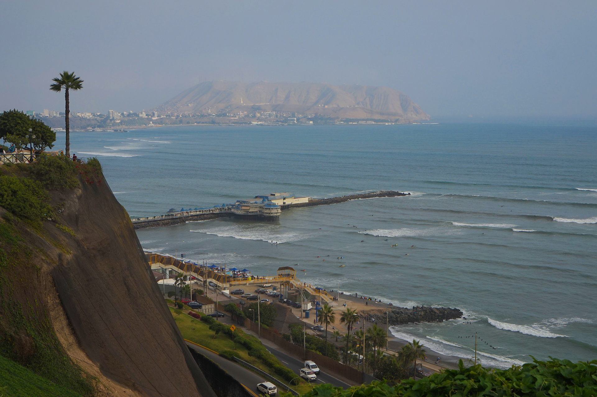 Vue à partir de Miraflores, Lima