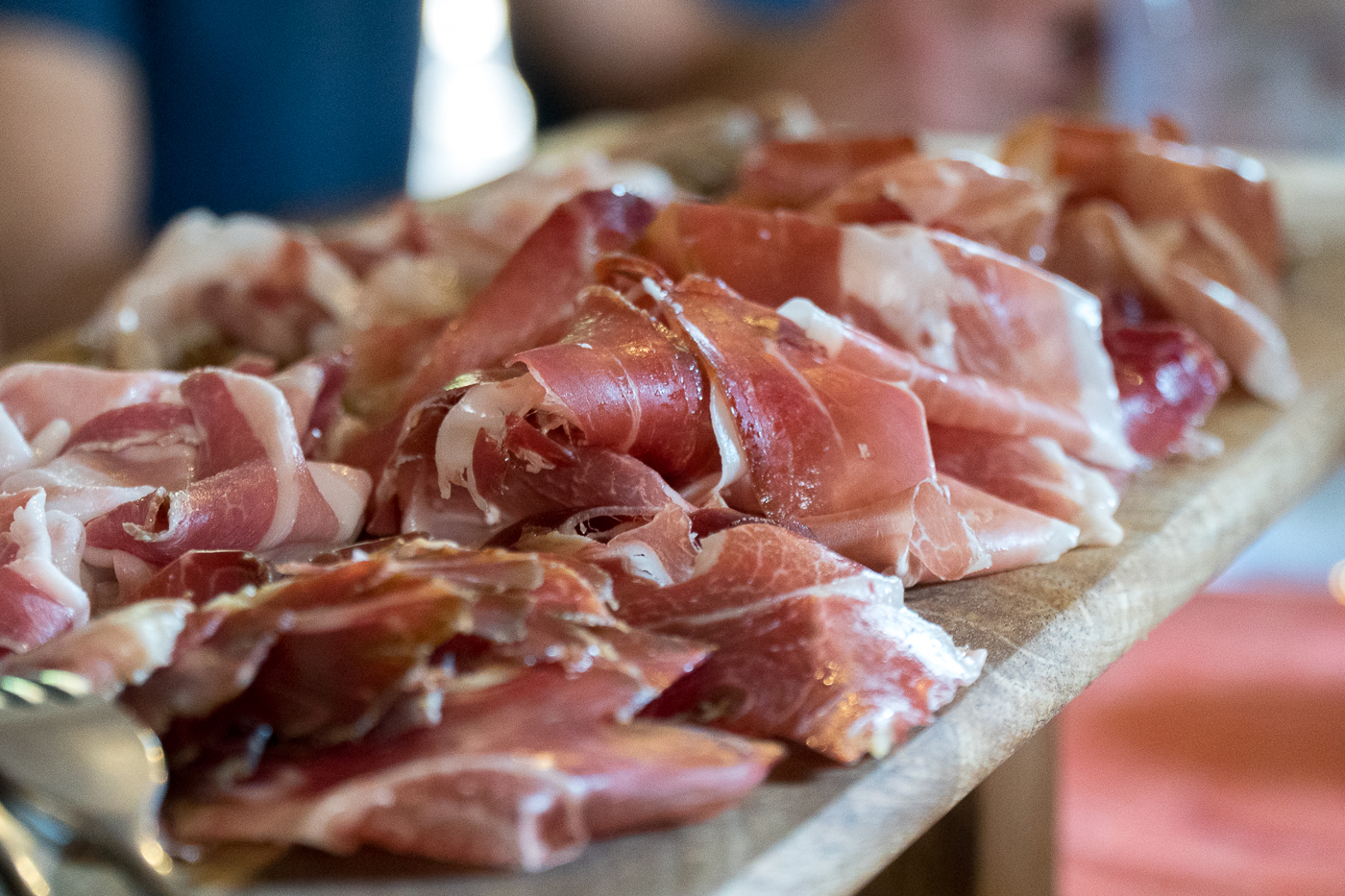 Charcuterie à manger en Italie à l'Hosteria del Maiale