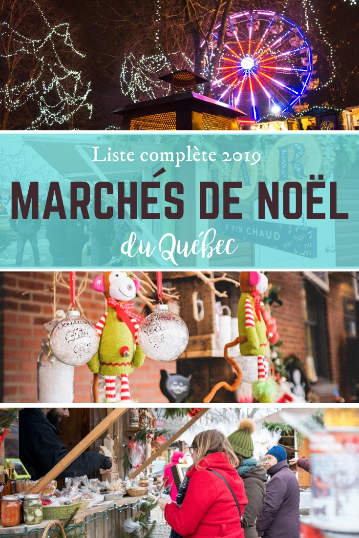 Liste des marchés de Noël du Québec 2019