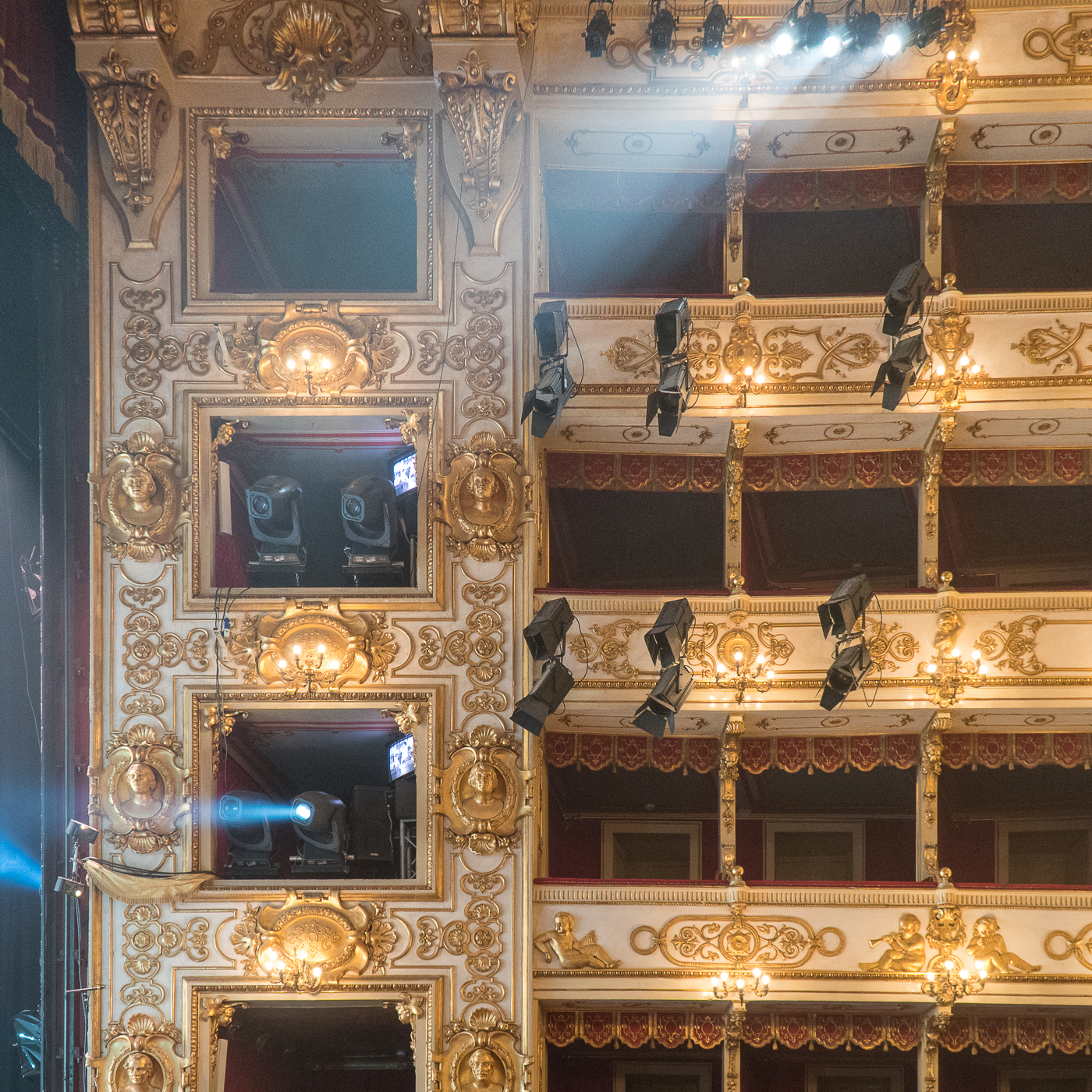 Intérieur du Teatro Regio de Parma en Émilie-Romagne