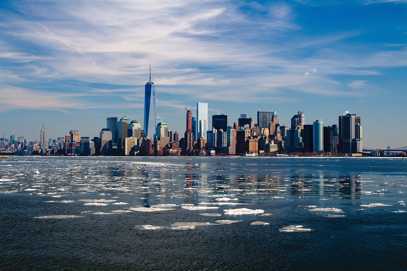 Baie de New York - Skyline de Manhattan