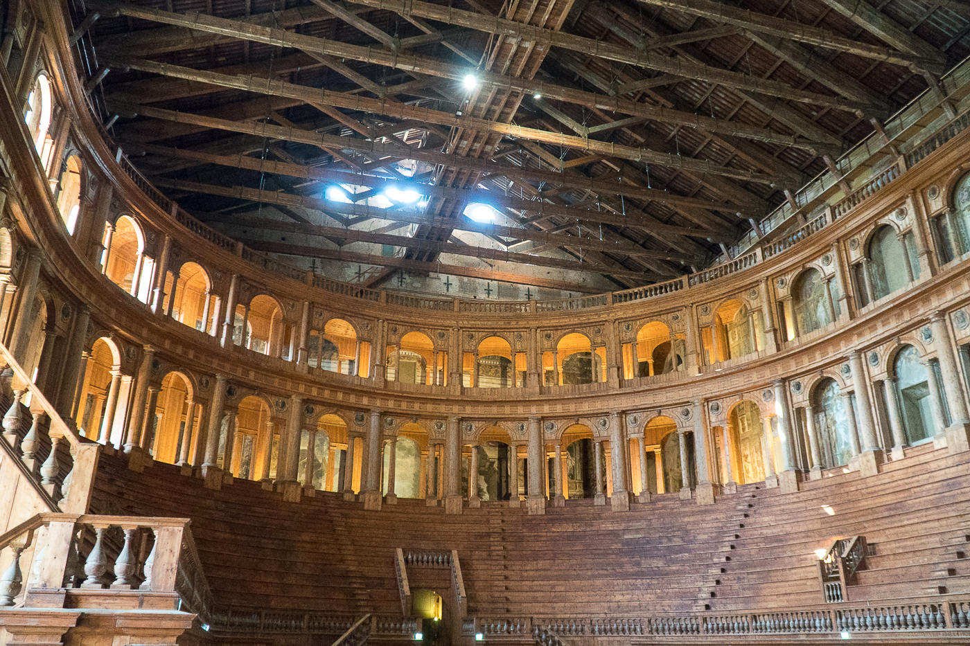 visite du Teatro Farnese de Parme en Italie