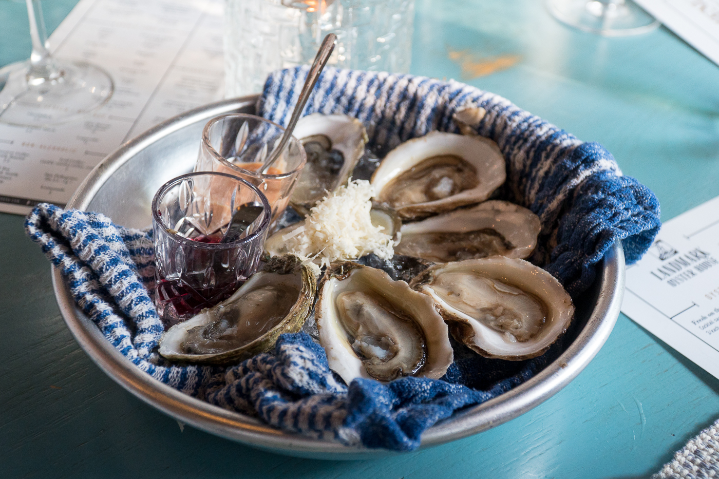 Assiette d'huîtres Landmark Oyster House