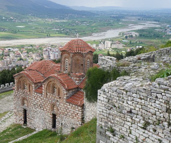 Paysage de vacances à Berat