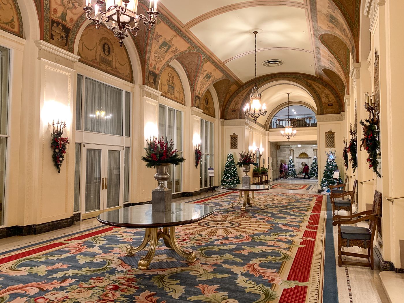 couloirs Fairmont Château Laurier - Hôtel mythique d'Ottawa, Canada