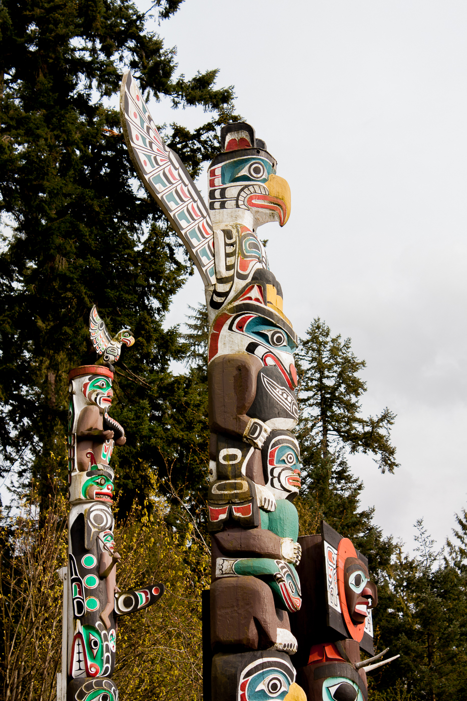 Totems à Stanley Park - vancouver