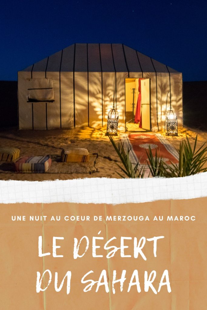 Nuit à Merzouga, Maroc - Désert du Sahara