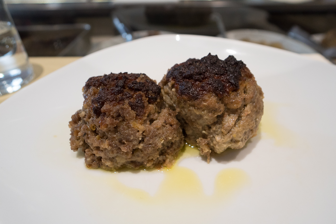 Boulettes de viande succulentes du Zeb Gastronomia où manger dans l'Oltrarno