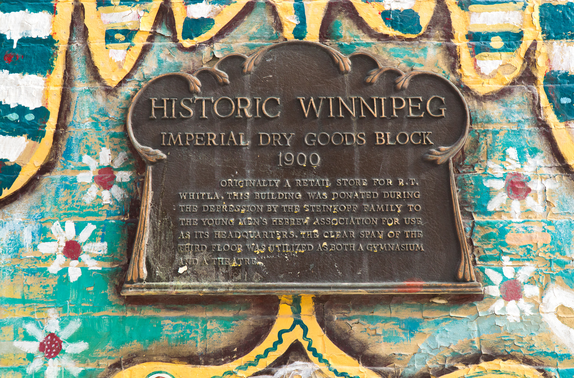 Enseigne Winnipeg historique - Street art