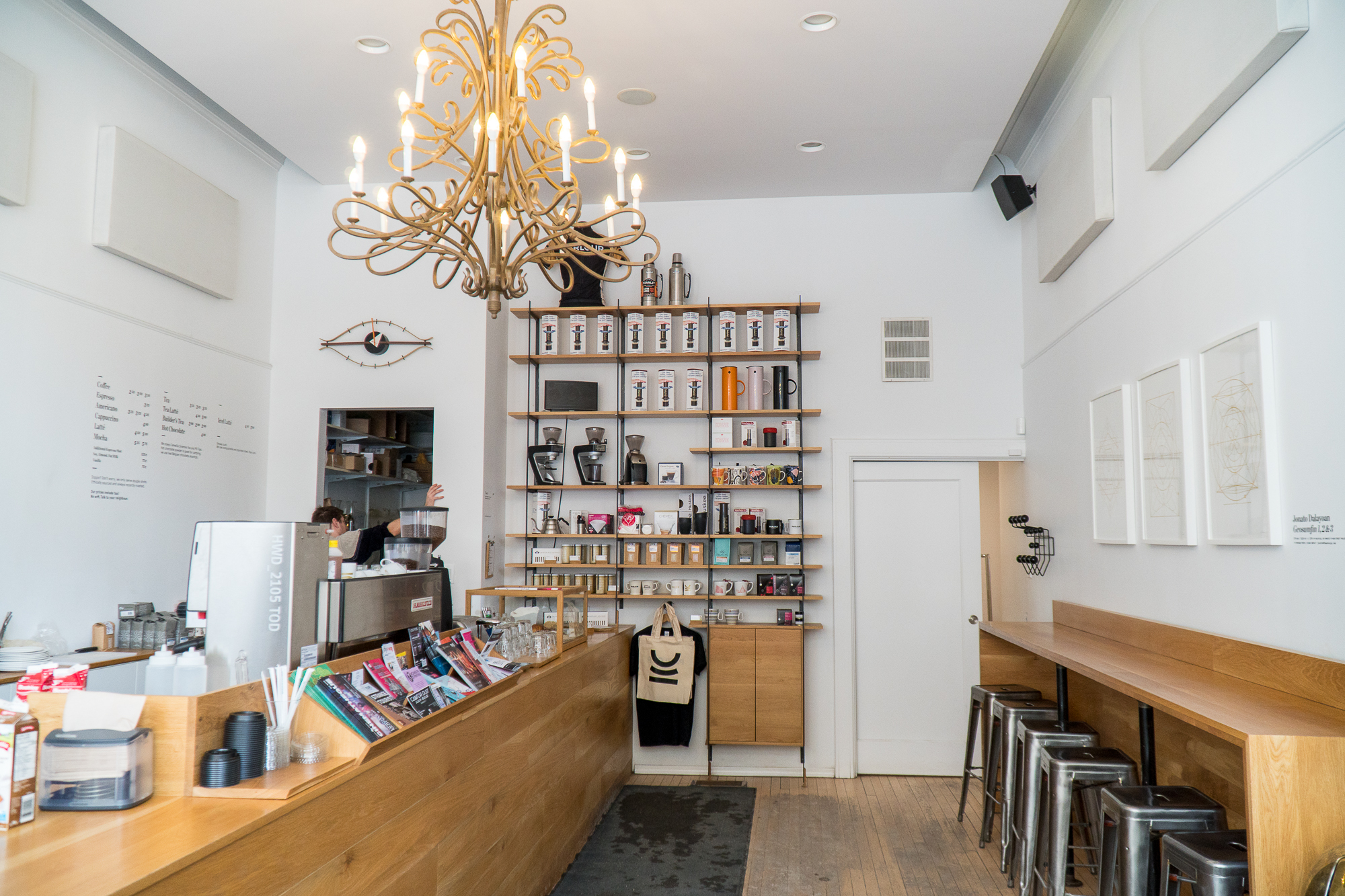 Salle à manger du Parlour Café - Main street