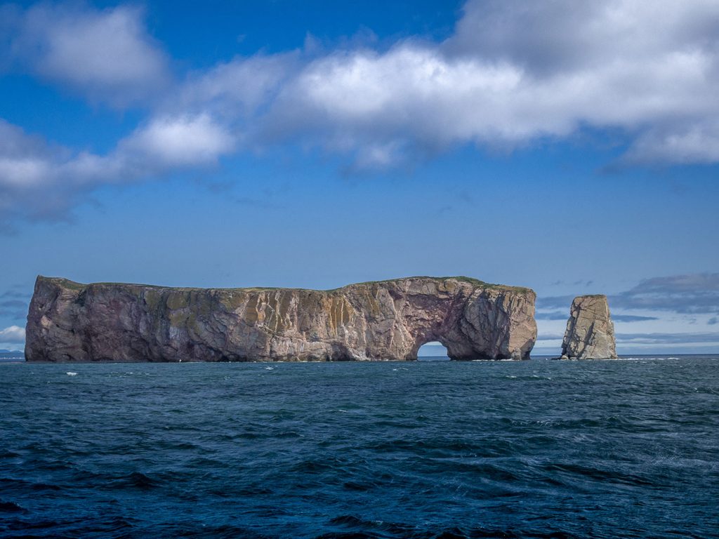 Rocher Percé vu de l'eau - Quoi faire au Québec