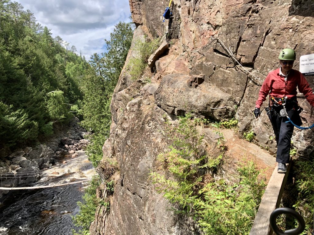 Via Ferrata - Le Pontiac, Outaouais, Québec