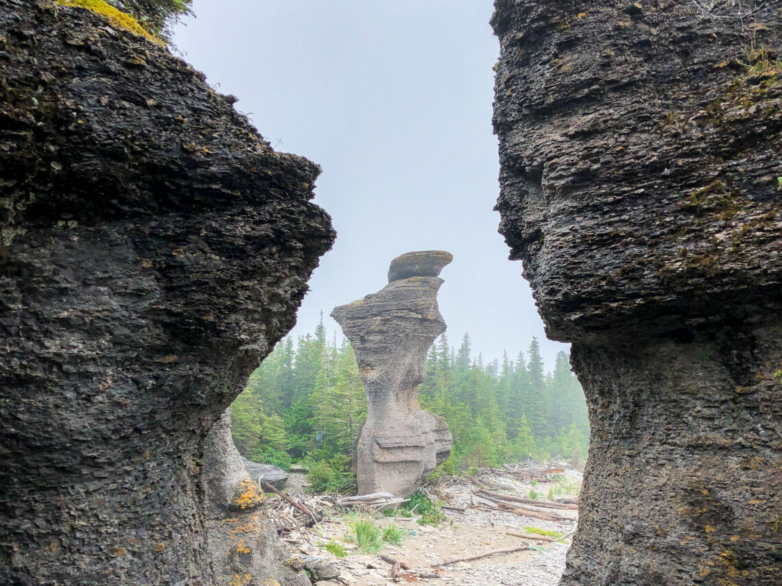 Monolithes de l'archipel de Mingan en roadtrip sur la Côte-Nord, Québec