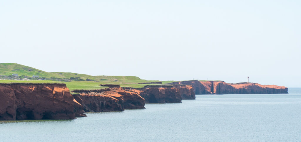 Falaises et caps Light du Borgot à L'Étang-du-Nord