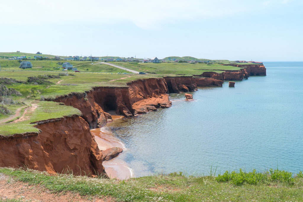 falaises vue des caps - Îles de la Madeleine