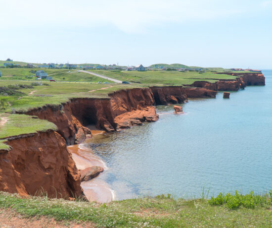 falaises vue des caps - Îles de la Madeleine