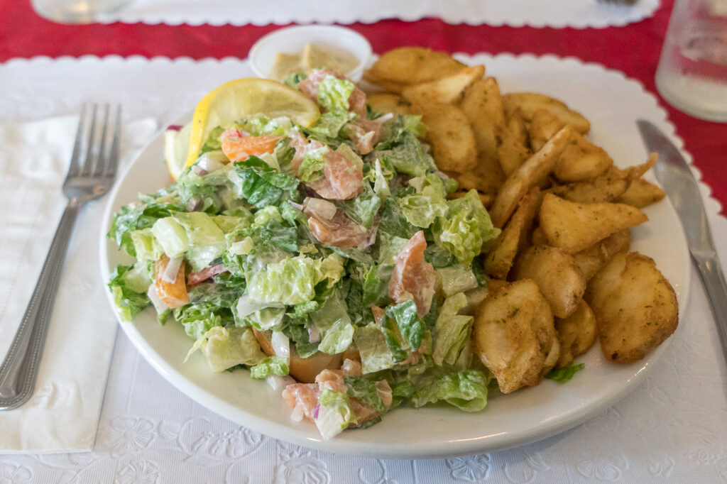 Salade au saumon fumé Le Goynish