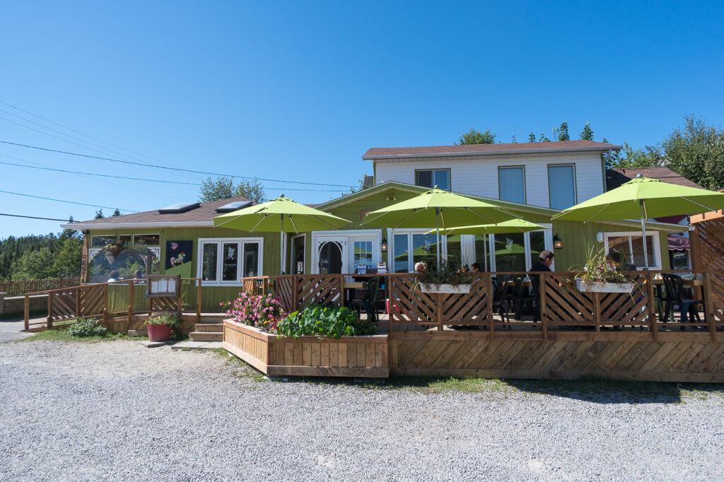 Terrasse Chez Mathilde à Tadoussac