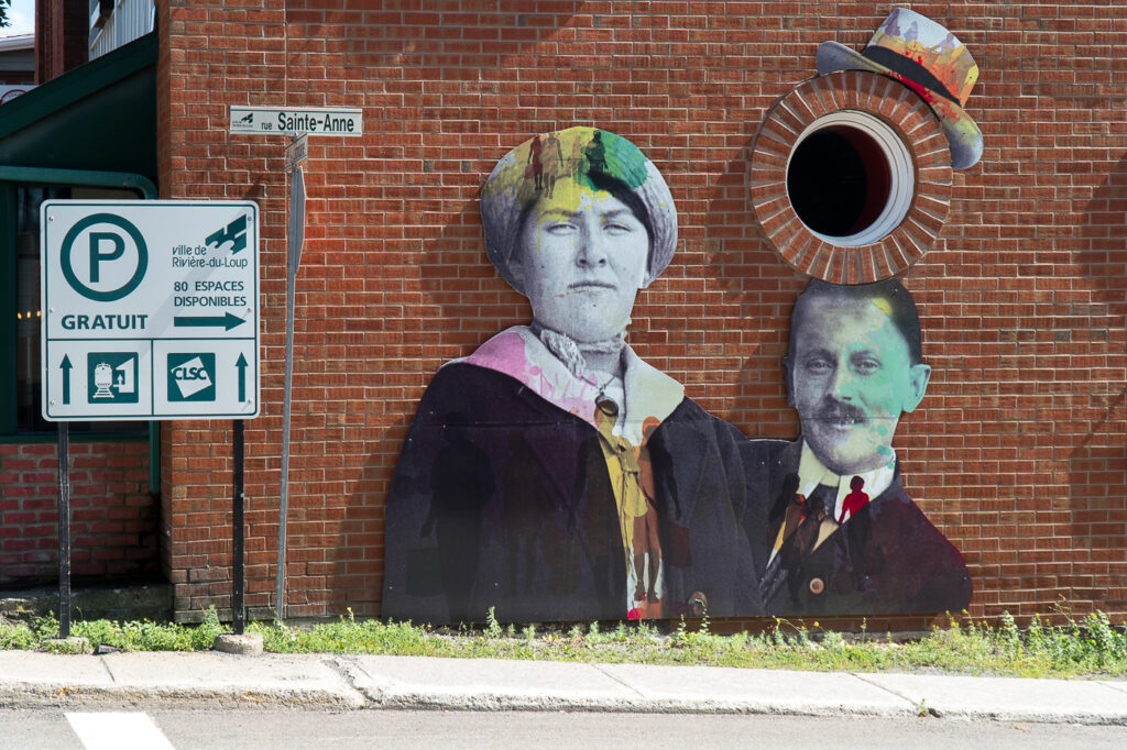 art de rue de Rivière-du-Loup