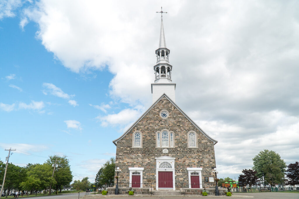 extérieur de l'église de Cacouna