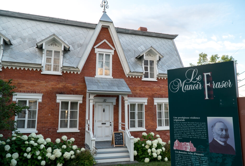 Manoir Fraser à faire en voyage à Rivière-du-Loup