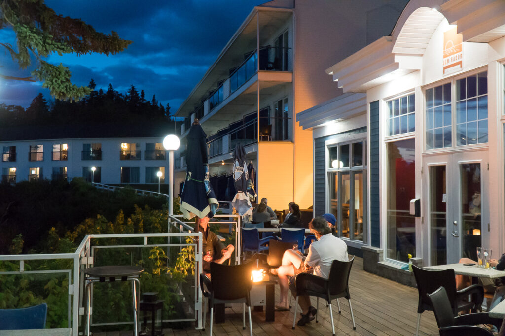 terrasse du restaurant L'Espadon