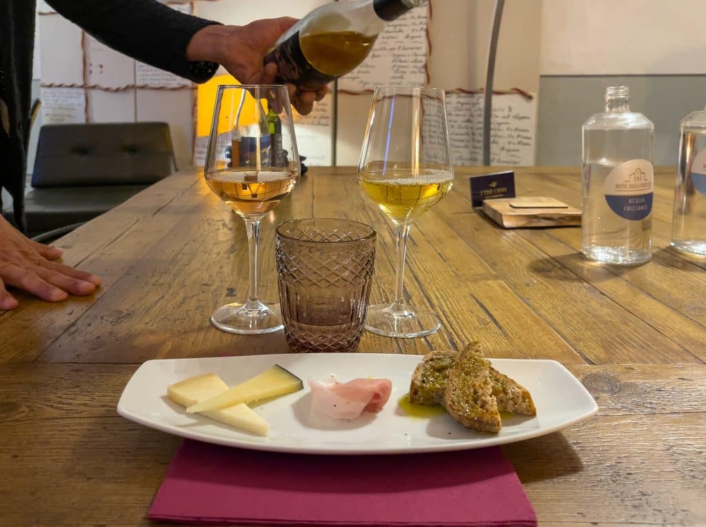 Dégustation de vins - Hotel della Fortezza