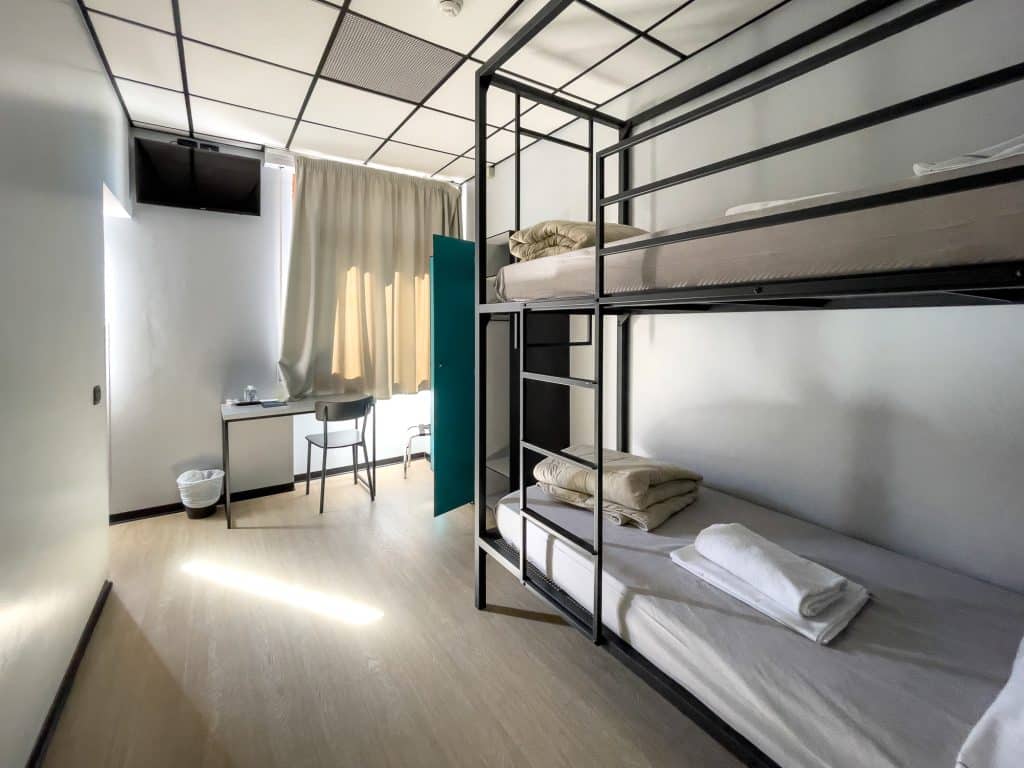 Dortoir du Plus Hostel où dormir à Florence