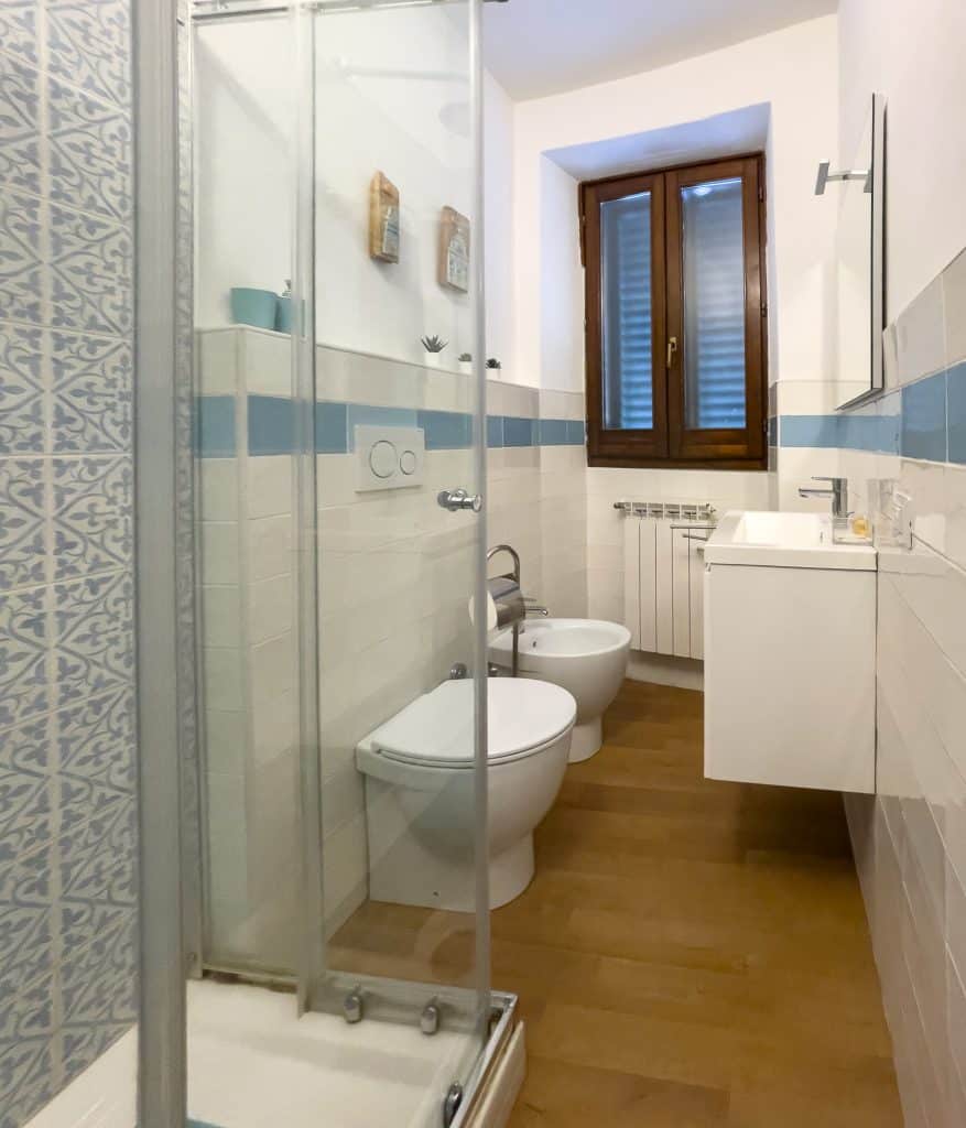 Salle de bains au San Bartolomeo Apartment à Pistoia