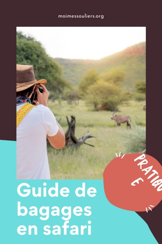 Guide de bagages en safari