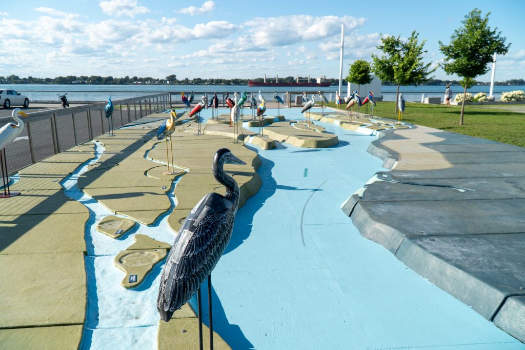 Schéma miniature de l'archipel des îles de Sorel