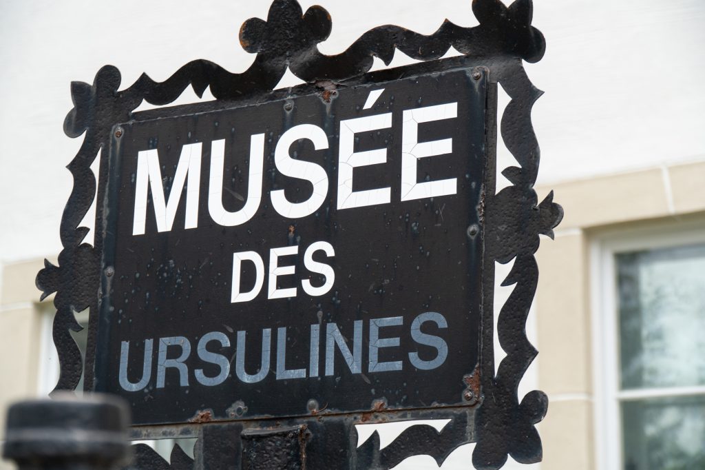 Affiche du musée des ursulines de Trois-Rivières
