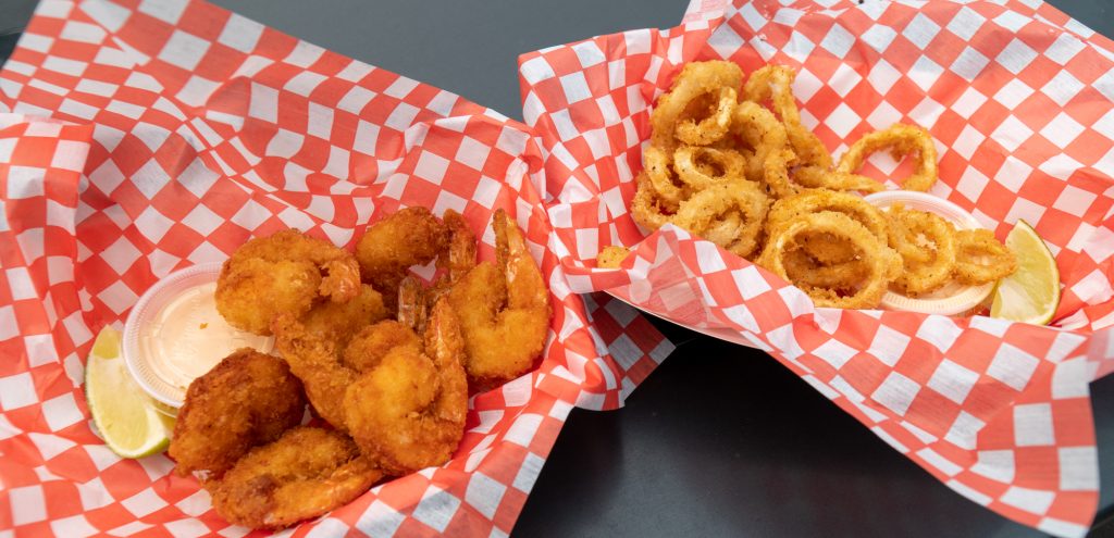 Crevettes et calmars frits au Sea Shack