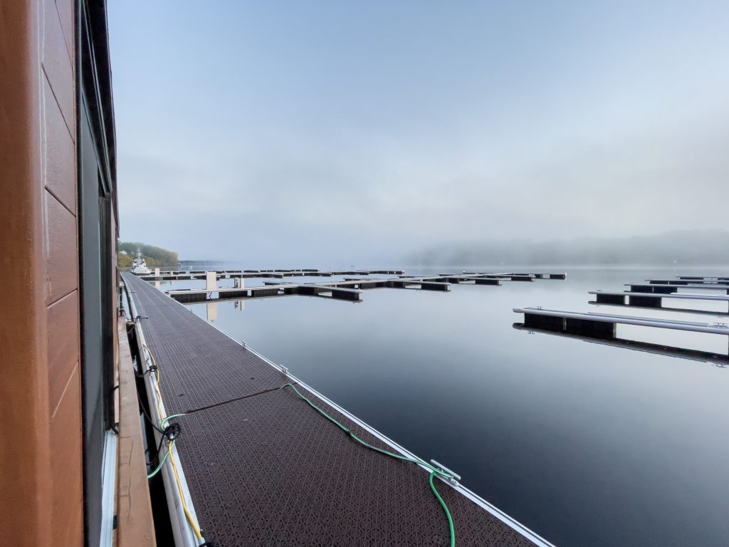 Terrasse des Studios flottants de Trois-Rivières