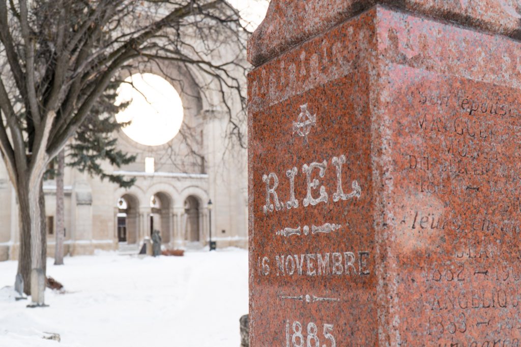 Tombe de Louis Riel au cimetière Saint-Boniface