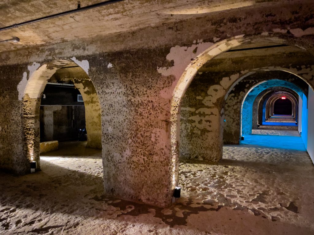 Tunnels sous le musée Boréalis