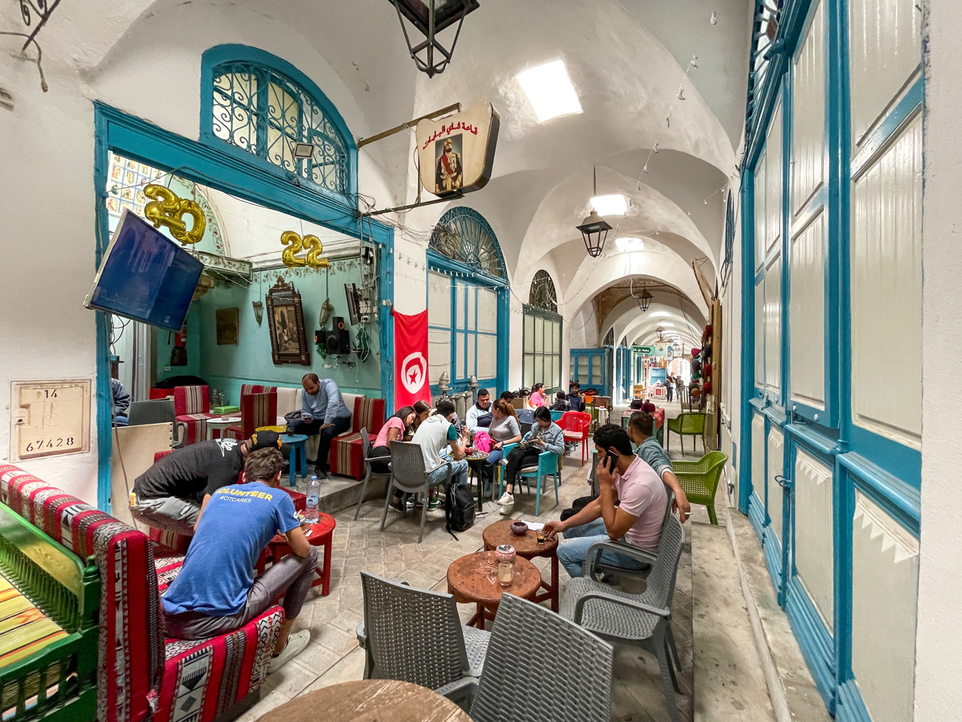 café dans la médina de Tunis - Que faire en Tunisie