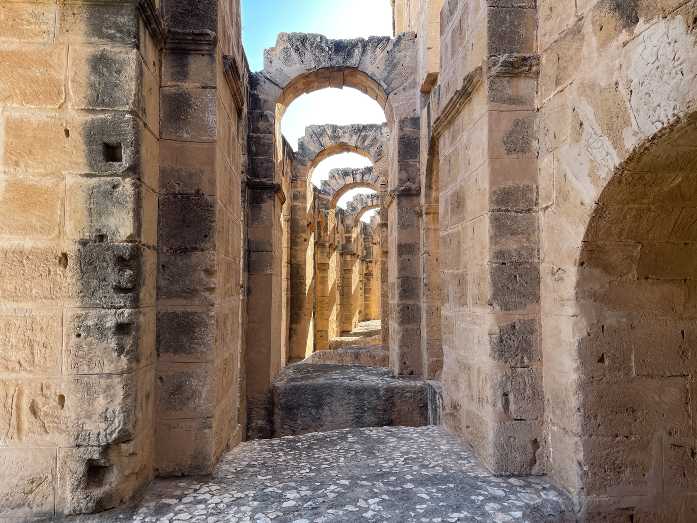 Intérieur du colisée El Jem