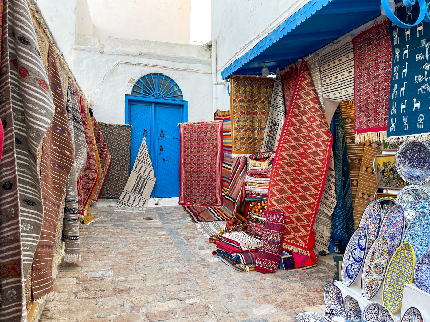Marchand de tapis de Sidi Bou Saïd