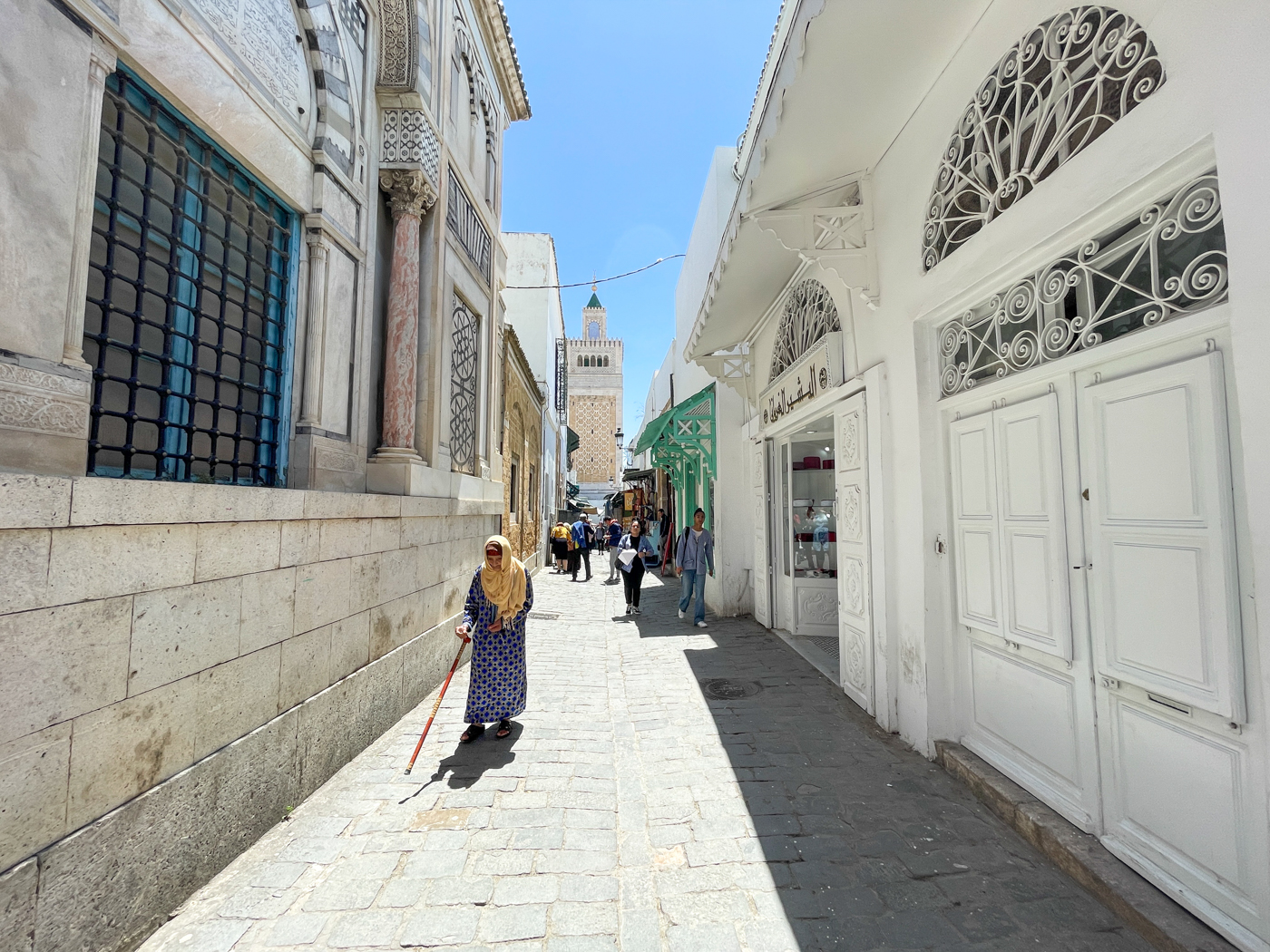 Minaret de la médina de Tunis