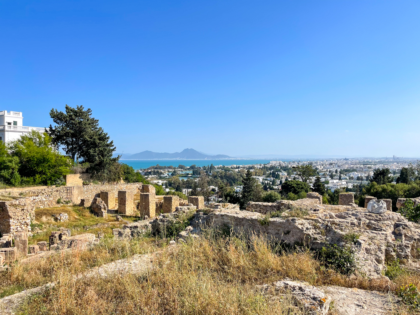 Site archéologique de Carthage près de Tunis