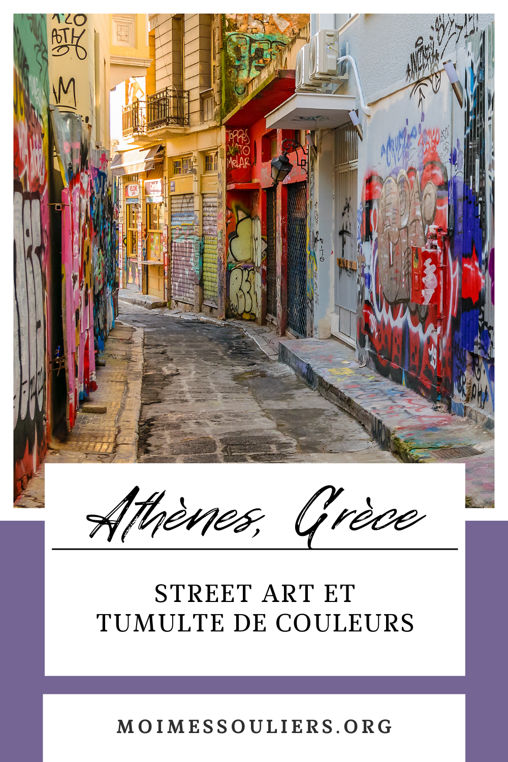 Athènes, Grèce: Street art et tumulte de couleurs