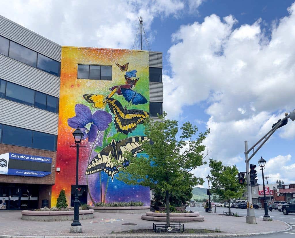 Murale au centre-ville - Quoi faire à Edmundston