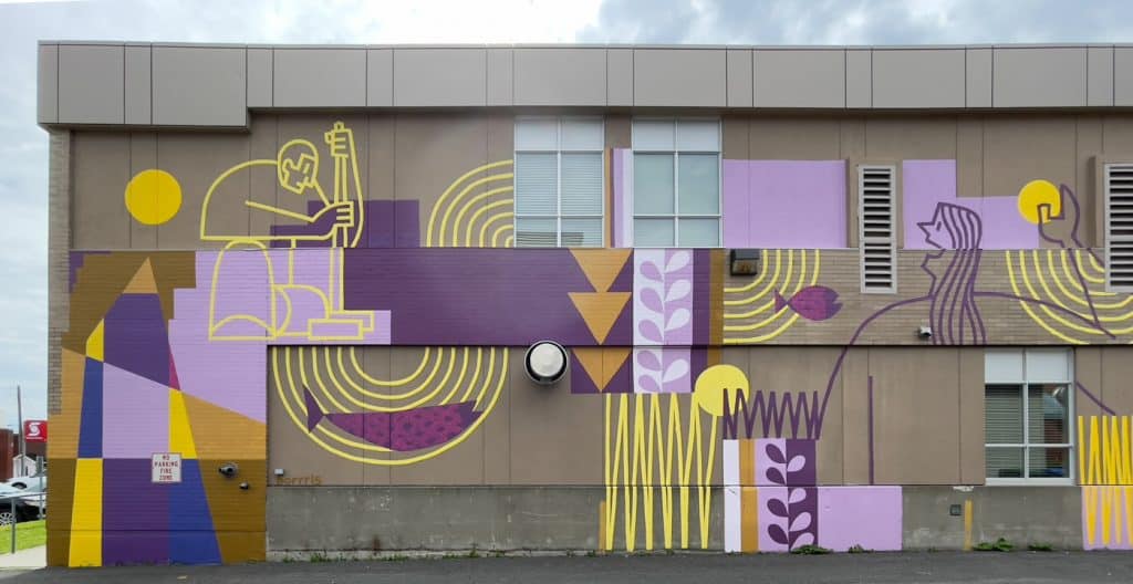 Murale de street art au centre-ville - Quoi faire à Edmundston