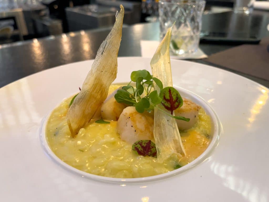 Risotto aux pétoncles - La Piazza Laval