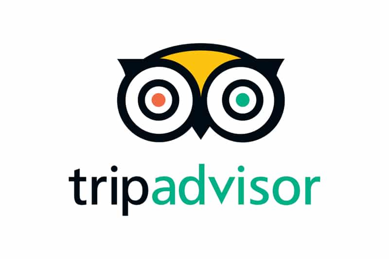 Logo TripAdvisor pour réserver de l'hébergement et des activités