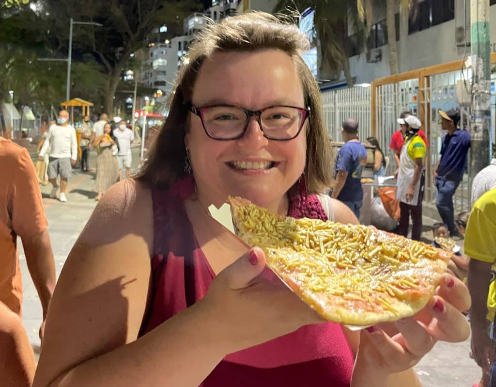 Street food à manger à Rodadero près de Santa Marta