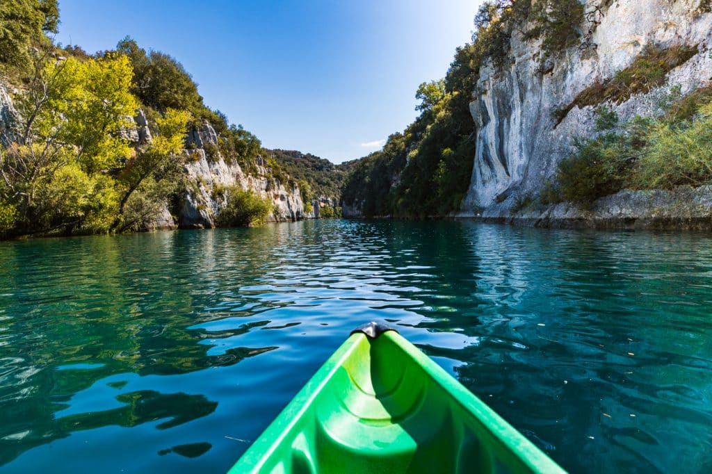 Gorges du Verdon en kayak en France - Perspectives de voyage